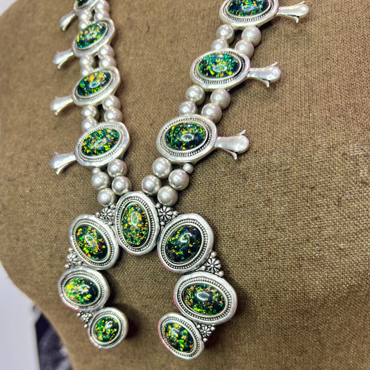 Midnight Galaxy Squash Necklace