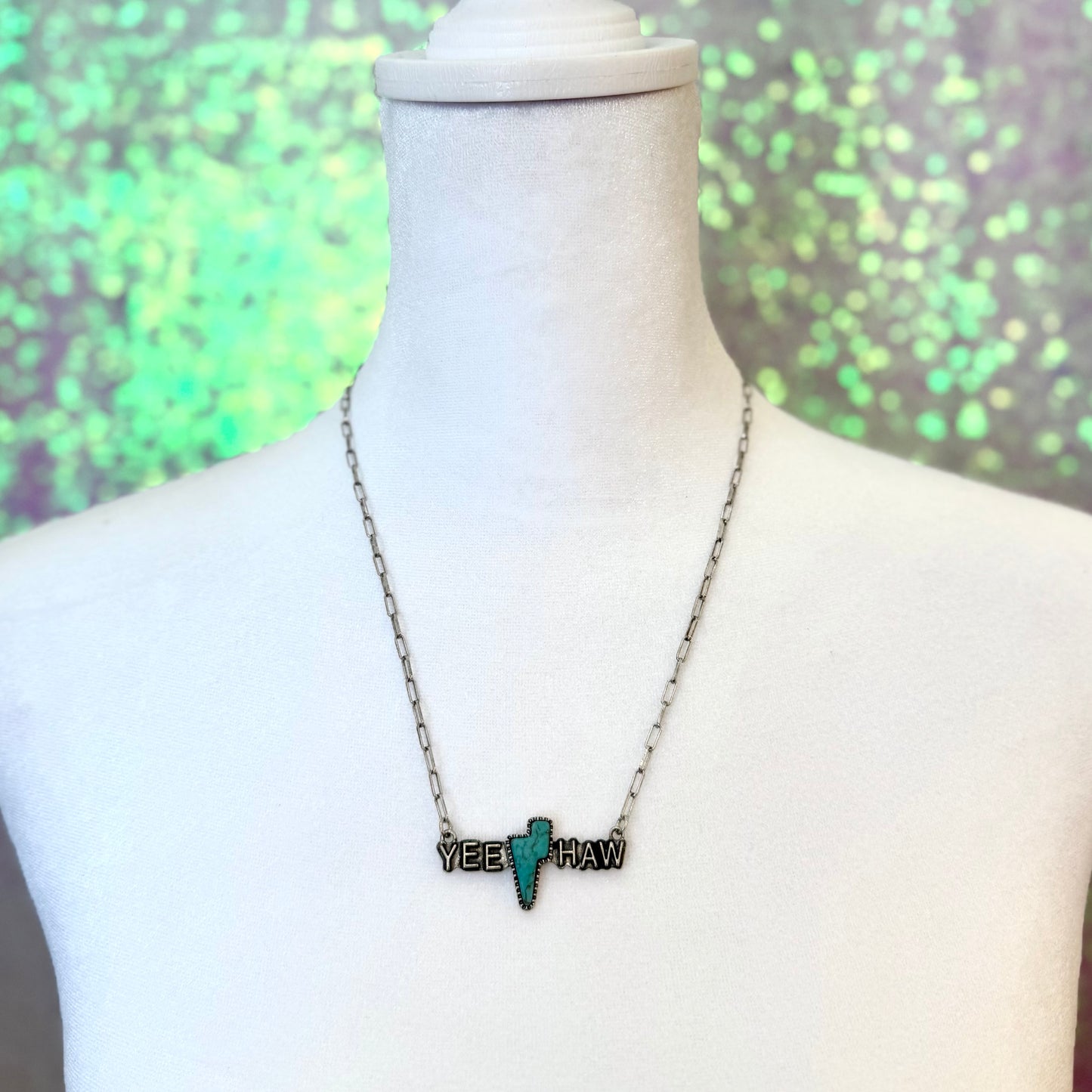 Yeehaw Bolt Necklace