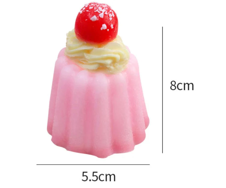 Pink Jiggly Jello Cake