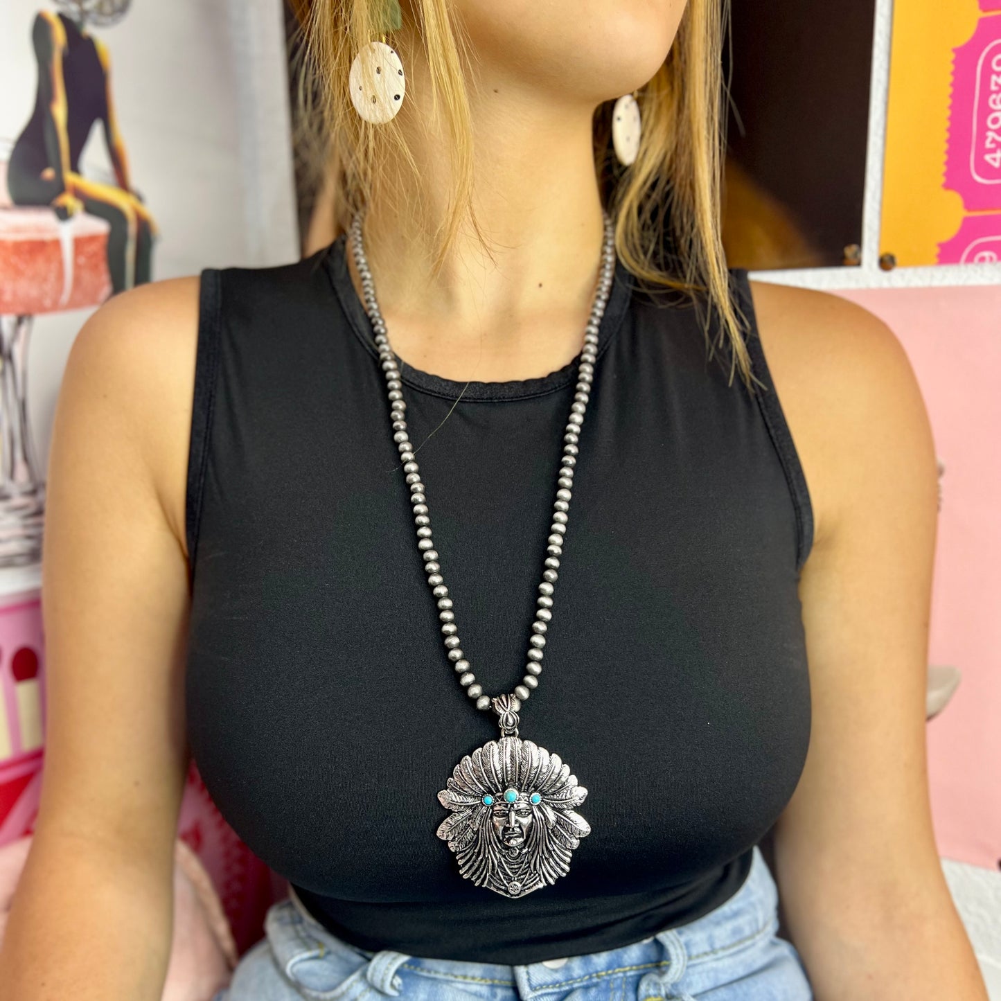 Indian Pendant Necklace