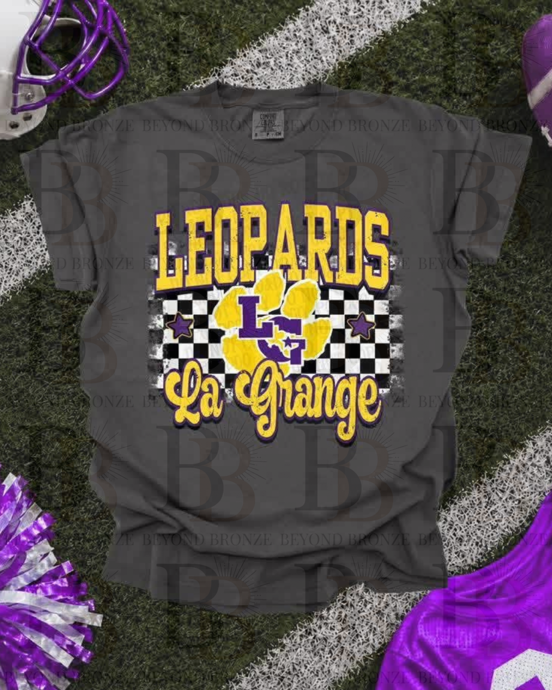 Checkered Varsity Mascot Tee