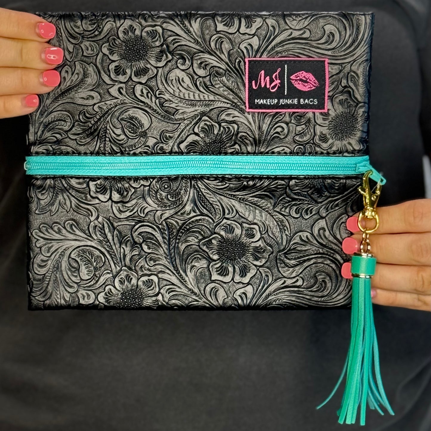Coal Miner ~ Teal Zipper