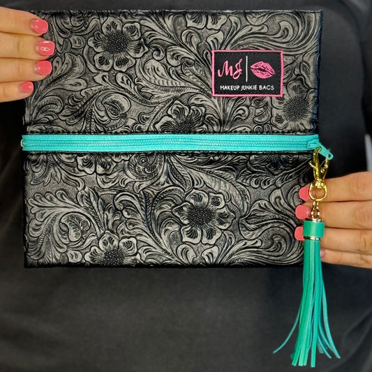 Coal Miner ~ Teal Zipper