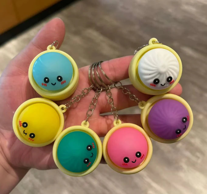 Clicking Dumpling Keychain