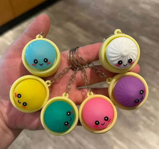 Clicking Dumpling Keychain
