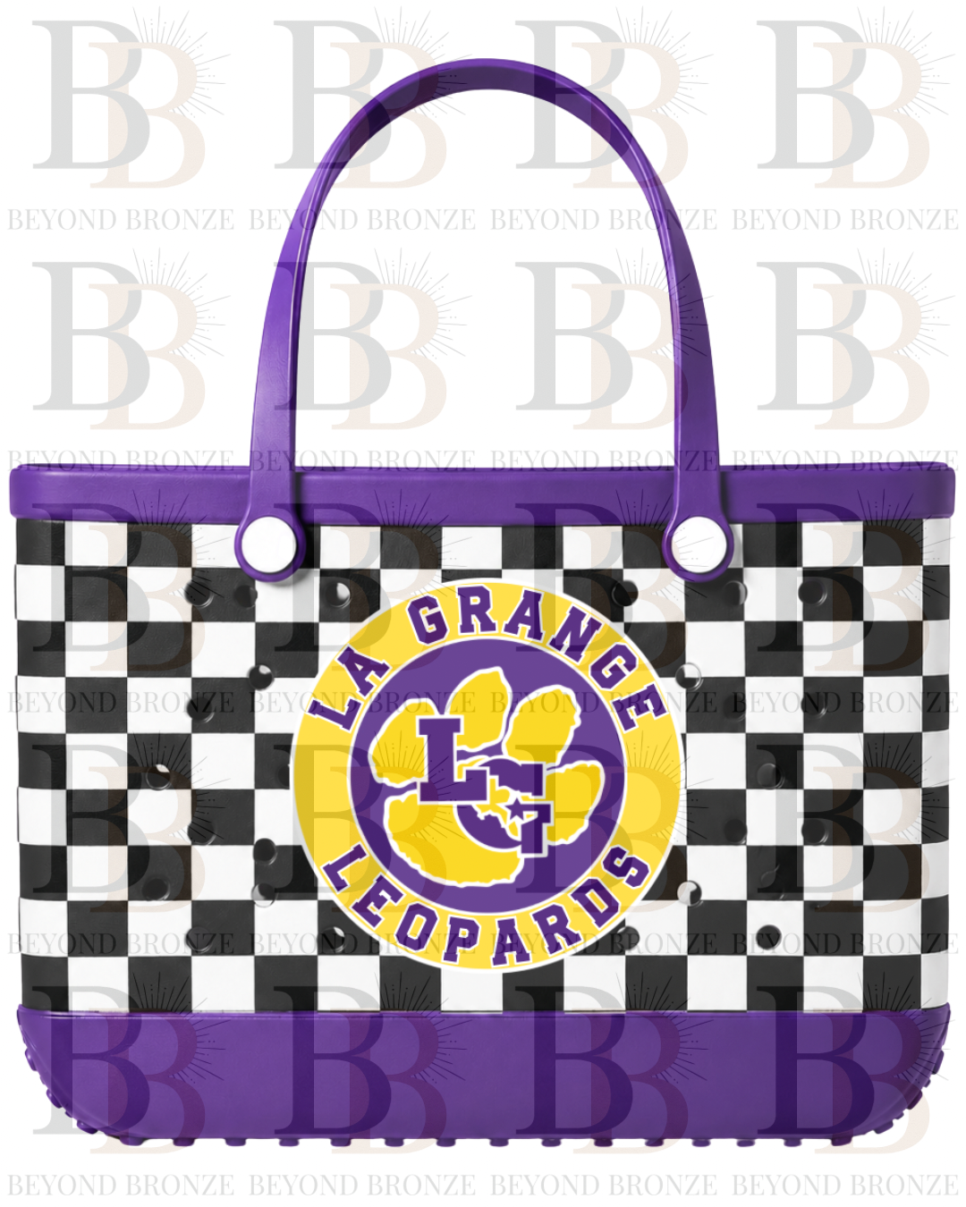 Checkered Waterproof Carry All Bag