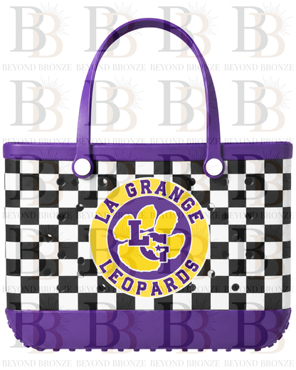 Checkered Waterproof Carry All Bag