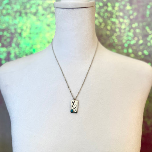Ace of Hearts Necklace