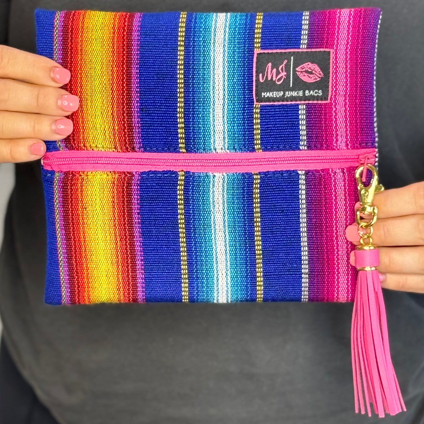 Serape ~ Pink Zipper