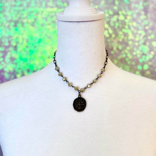 Bronze Coin Necklace