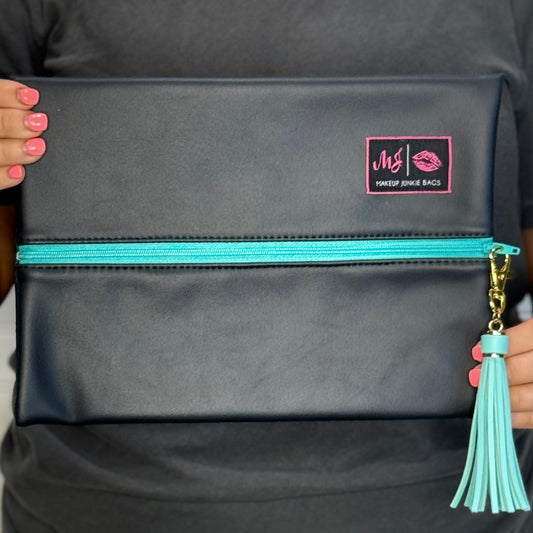 Blackout ~ Teal Zipper