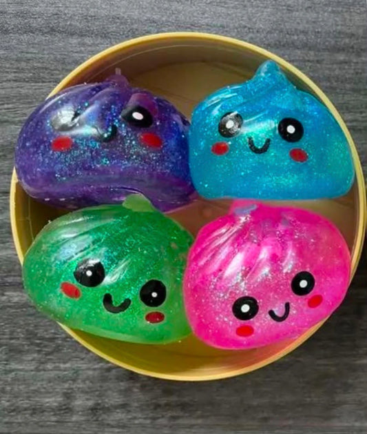 Glitter Mini Dumplings 4 Piece Set