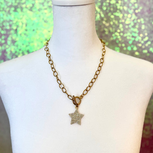 Gold Star Necklace