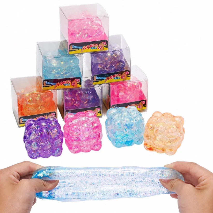Glitter Bumpy Cube