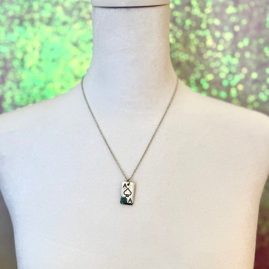 Ace of Spades Necklace