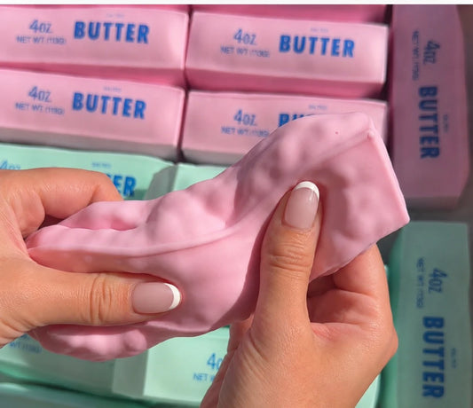 Pink Cracking Butter