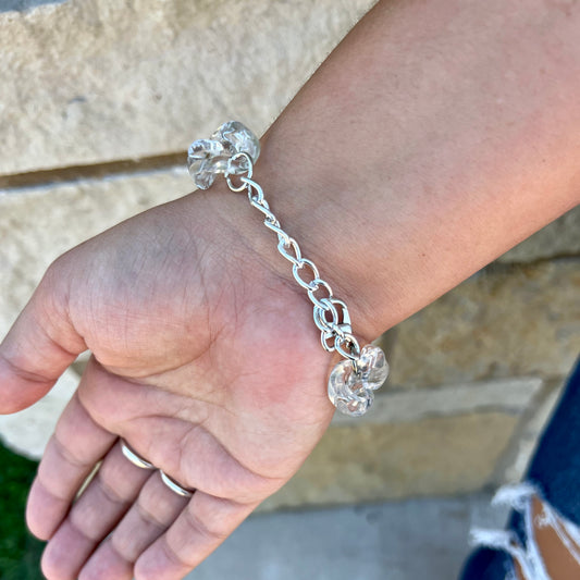 Clear Acrylic Chain Bracelet